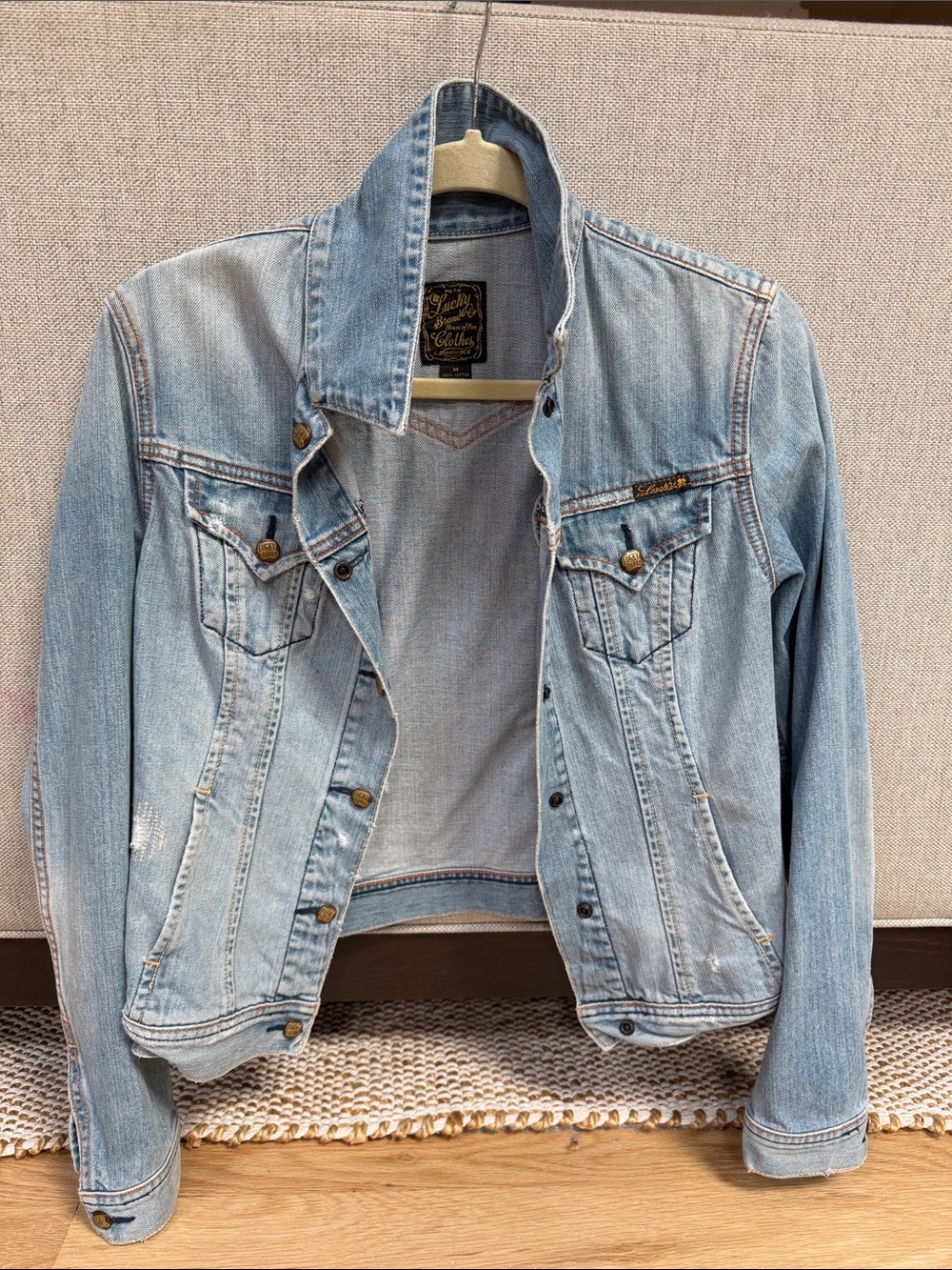 Lucky Brand Light Blue Denim Jacket